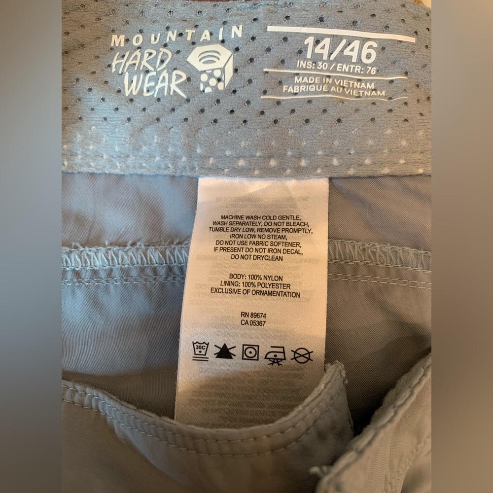 Mountain Hardwear Women's Gray Cargo Pants - Picture 3 of 6